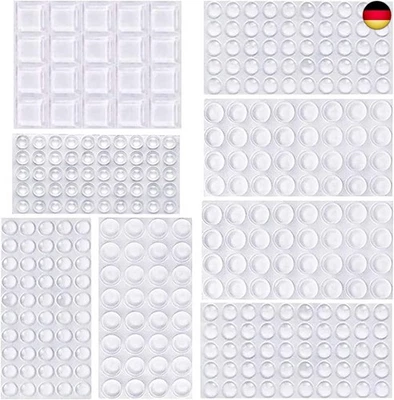  Gummipuffer, 316 Elastikpuffer, Anschlagpuffer Transparent Selbstklebend,  - Bild 1 von 4