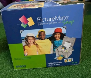 EPSON PictureMate PM240 Personal Photo Lab Snap Printer Digital Portable InkJet - Picture 1 of 2
