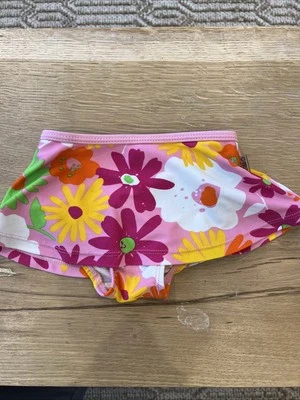 Saia de Natação Osh Kosh Bgosh Vintage Floral Bebê 6-9 Meses - Imagem 1 de 4