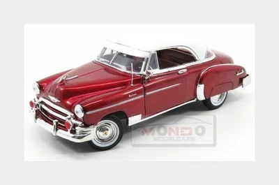 1:18 MOTORMAX Chevrolet Bel Air Hard-Top 1950 Red Met White MTM73111RM - Immagine 1 di 2