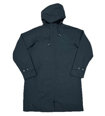 L.L. Gabardina Bean para mujer cremallera completa con capucha chaqueta de caparazón suave negra lluvia pequeña Foto 1 de 4