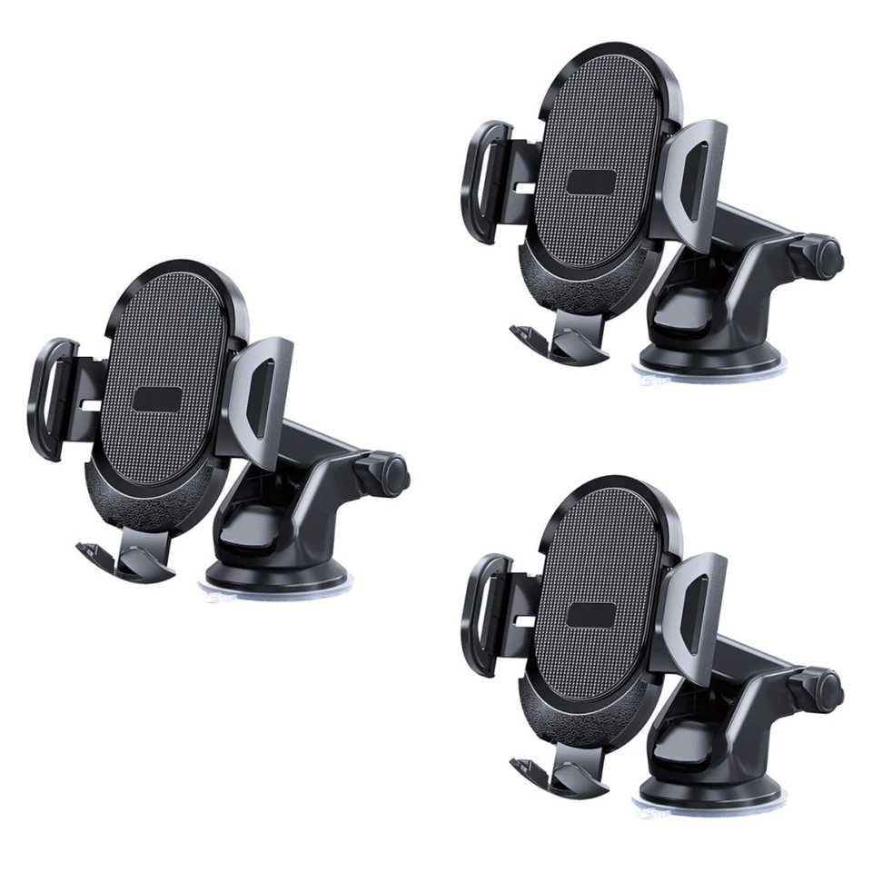  Soporte de teléfono móvil con ventosa de 3 piezas para teléfono soporte de teléfono de automóvil universal - Imagen 1 de 4