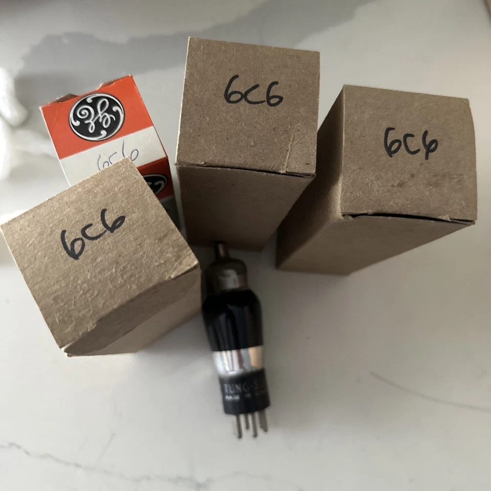 Tubo de vacío 6C6 válvula eléctrica radio TV audio vintage probado garantizado Foto 1 de 1
