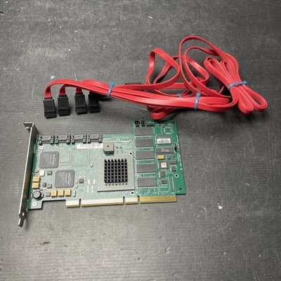 Hanstar LSI SER523 - 4-Port Raid Controller PCI-X + Kabel  (K57-64#d) - Bild 1 von 4