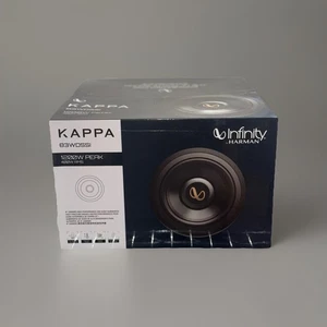 Infinity Kappa 83WDSSI 1200W Peak 8” Kappa Single 2-or 4-ohm Car Audio Subwoofer - Picture 1 of 8