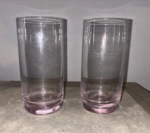 Kate Spade for Lenox Charles Lane Blush Pink Highball Set of 2 New W/Out Box - Picture 1 of 9