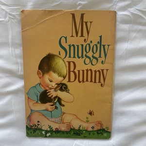 MY SNUGGLY BUNNY ~ Vintage SC Children's Little Silver Book ~ Eloise Wilkin CHL - Imagen 1 de 5