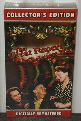 The Great Rupert A Christmas Wish VHS 1950 Jimmy Durante COLLECTOR'S EDITION NEW - Imagem 1 de 4