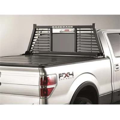 BackRack Black Powder Coat Half Louvered Rack for F-250 F-350 Super Duty 147LV Foto 1 de 4