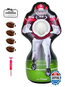 GoSports Inflataman Football Challenge - Aufblasbarer Empfänger Touchdown Wurfspiel - Bild 1 von 7