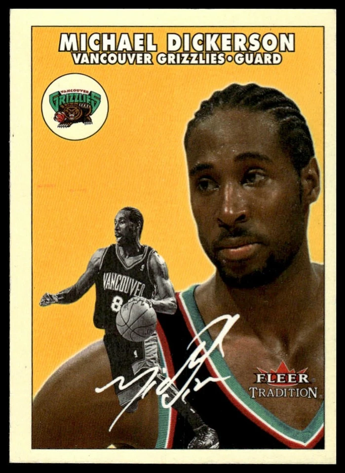 2000-01 Fleer Tradition #110 Michael Dickerson [GOATCARDS] - Image 1 of 2