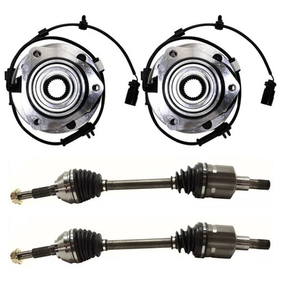 4WD 4X4  2-Wheel Set Wheel Hubs Front Driver & Passenger Side for Chevy Olds - Image 1 of 4