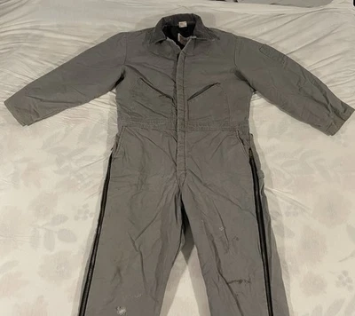 VTG Walls Blizzard Pruf USA Insulated Coveralls Gray Men Size XX-Large 50-52 - Image 1 of 4
