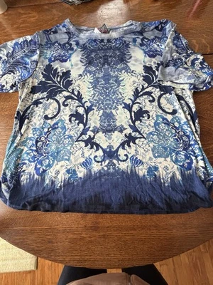 Top Johnny Was Rayón Talla L Foto 1 de 4