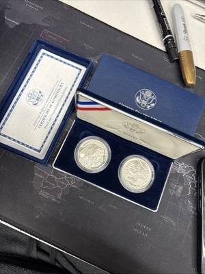 2001 P US Mint American Buffalo Commemorative Gem Proof Silver Dollar - Image 1 of 4