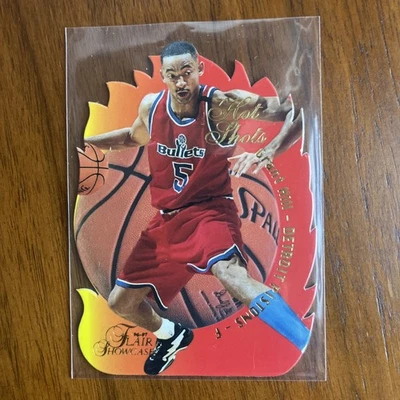 1996-97 Flair Showcase Hot Shots Juwan Howard   Grant Hill Error - Image 1 of 2