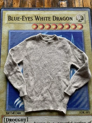 Винтажный LL Bean свитер мужской большой шерсти пуловер рыбака Nordic птицы глаз - Изображение 1 из 4