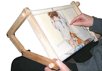 Edmunds 2930 Flexible Table/Lap Scroll Frame 8½" x 18" Cross Stitch Needlepoint - Image 1 of 3