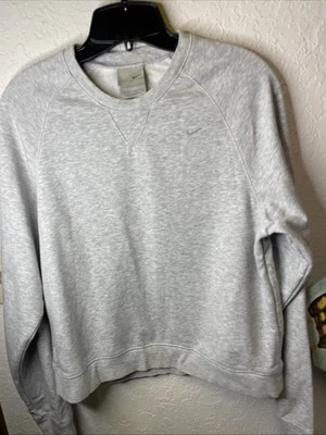 Nike Light Gray Crew neck Junior Medium Vintage Gray Tag 90s - Image 1 of 4