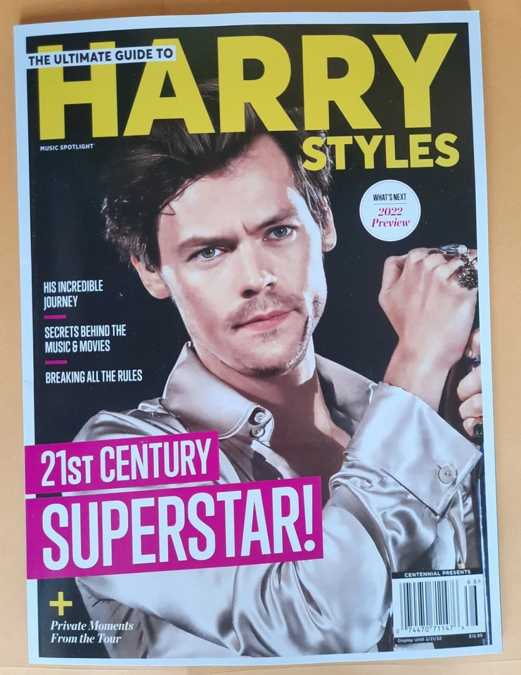 Ultimate Guide to HARRY STYLES Centennial Presents Magazine Music Spotlight 2022 - Image 1 of 1