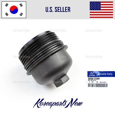 Tapa de cubierta de filtro de aceite 3,3 L-V6 ⭐OEM⭐ 263503CAB1 Kia Sedona 2015-2020 Foto 1 de 3