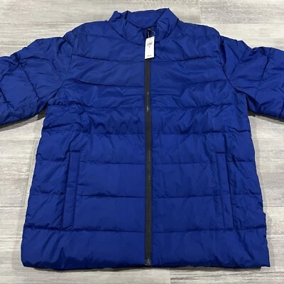 NUEVO CON ETIQUETAS GAP ColdControl Chaqueta Puffer Acolchada Ligera Bellwether Azul Mediana Foto 1 de 4