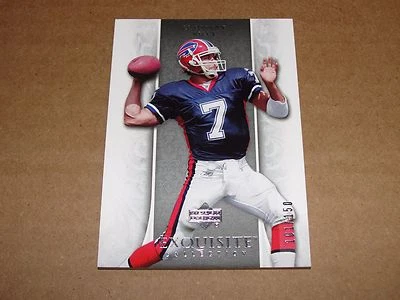 2006 Exquisite J P LOSMAN #7 Premium Base SP/150 Buffalo BILLS Tulane GREEN WAVE - Image 1 of 2