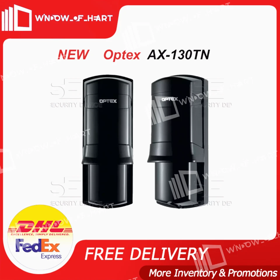 2PCS Optex AX-130TN Active IR barrier double beam for INDOOR - Image 1 of 4