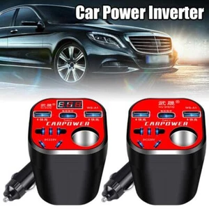 Car Mounted Cup Type Inverter Converter QC Charger, Power Lot Car Con D0P1 - Photo 1 sur 13