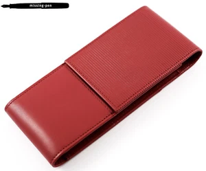 Funda de cuero Lamy A316 en rojo para 3 instrumentos de escritura - Imagen 1 de 5