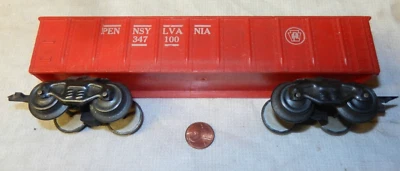 Marx 347100 Pennsylvania Góndola Roja Letras Blancas Calibre O Acoplador TAP de 8 Ruedas Foto 1 de 4