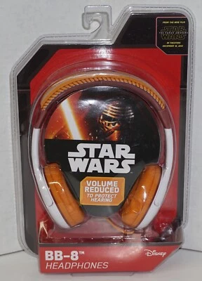 NUEVO EN CAJA Disney Star Wars BB-8 Auriculares Volumen Reducido Droide Astromecánico Sellados Foto 1 de 3