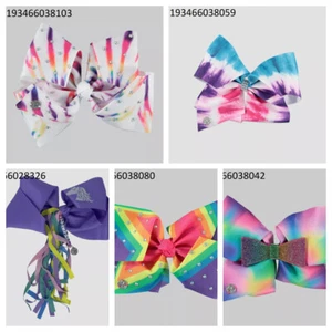 Nickelodeon JoJo Siwa Hair Bow Clip - New with Tags - Girls Dance Accessory 7" - Picture 1 of 6