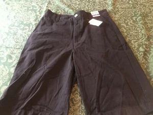 Nwt boys shorts 12h 12 husky Adj Waist black dressy dress up basic editions - Picture 1 of 3