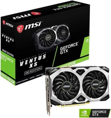 MSI GeForce GTX 1660 SUPER VENTUS XS OC Graphics Board VD7111 - Image 1 of 4