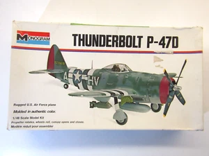 Monogram 1:48 Scale Republic P-47D Thunderbolt model kit # 6838 - Picture 1 of 9
