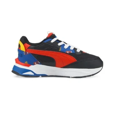 NEW Kids Puma Mirage Sport Foodies Sneakers, Boys Size 6, Black/Blue/Red, NO Box - Image 1 of 4
