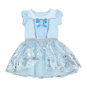 Cinderella Cosplay Toddler's Princess Dress Blue - Picture 1 of 6