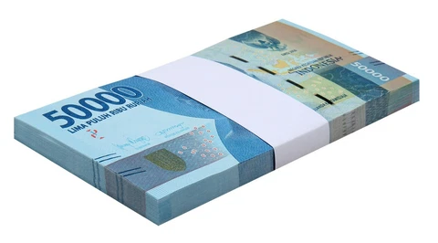 100 x Indonesia 50,000 Rupiah Banknote, 2019, P-159d, UNC USA SELLER Cover