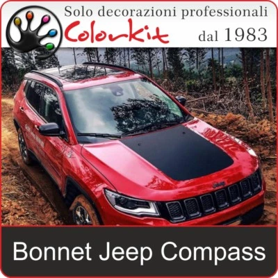adesivo per cofano bonnet Jeep Compass - By Colorkit - 001432
