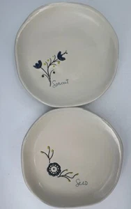 tag lunch/appetizer plates - seed-sprout set of 2 - Picture 1 of 4