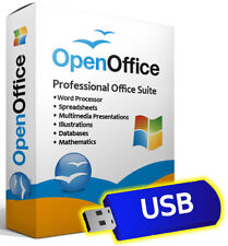 Open Office Suite Software-Home Student-For Microsoft Windows-Word Process -Usb