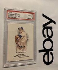 MICKEY MANTLE PSA 10 Topps Allen Ginter GEM MINT New York Yankees Collector GIFT