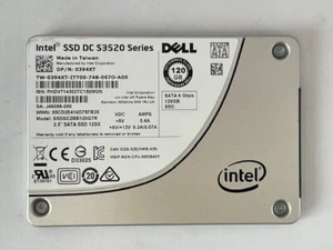 Dell 394XT Intel 120GB 6Gbps 2.5" SATA Solid State Drive SSDSC2BB120G7R - Afbeelding 1 van 1