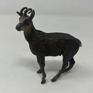 Antique Cold-Painted Bronze Figure of a Antelope Stag Chamois - Picture 1 of 13