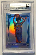 2021-22 Donruss Optic #161 CADE CUNNINGHAM RC Rated Rookie HOLO BGS 8.5 -pop 1