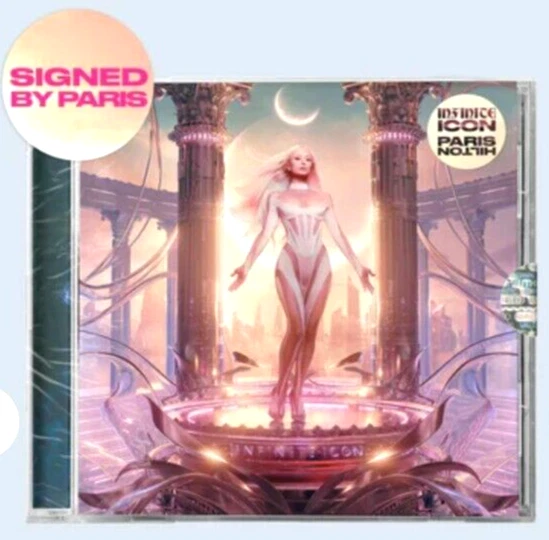 PARIS HILTON *Infinite Icon* Autographed & Signed CD MEGHAN TRAINOR NEW!! RARE!! Foto 1 de 1