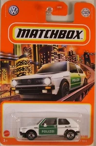 MATCHBOX #33 1976 Volkswagen (VW) Golf GTI MK1 Polizei, 2021 iss. (NEW in BLIST) - Picture 1 of 1