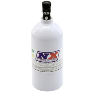 Nitrous Express 11025 2.5lb Aluminum Nitrous Bottle w/High‑Flow Motorcycle Valve - Picture 1 of 4