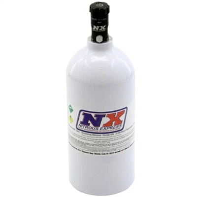 Nitrous Express 11025 2.5lb Aluminum Nitrous Bottle w/High‑Flow Motorcycle Valve - Image 1 of 4